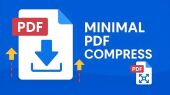 فشرده‌سازی PDF با GUI ساده Minimal PDF Compress!