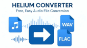 دانلود Helium Converter: تبدیل فرمت‌های صوتی سریع و حفظ تگ‌ها!