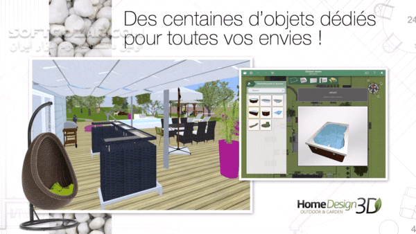 دانلود Home Design 3D Outdoor/Garden 4.1.2 Full for Android +4.0 - دانلود کامل‌ترین برنامه برای طراحی فضای بیرونی ساختمان، فضای سبز و باغ برای اندروید - سافت گذر
