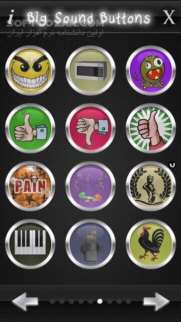 دانلود Pico Brothers Sound Buttons 1.00 for Symbian  - دانلود نرم افزار 101 صدای خاص با فشردن 101 دکمه با تصاویر مختلف برای سیمبین برای اندروید - سافت گذر