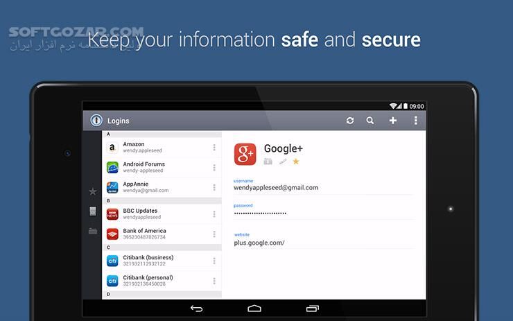 دانلود 1Password Premium 7.9.3 for Android +5.0 - دانلود 1پسورد برای اندروید - سافت گذر