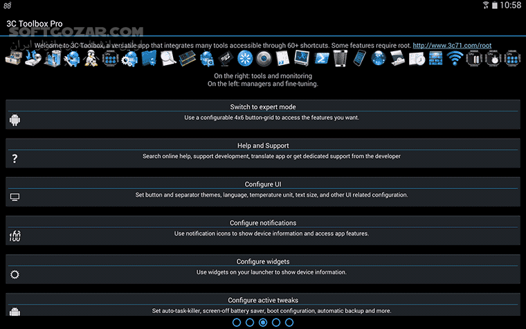 دانلود 3C Toolbox Pro 3.1.5b For Android +6.0 - دانلود مدیریت اندروید برای اندروید - سافت گذر