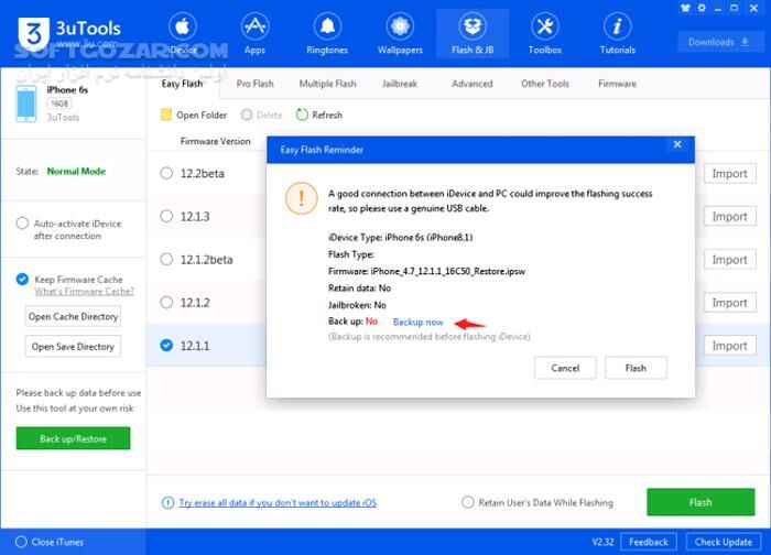 دانلود 3uTools 9.01.012 - دانلود مدیریت دستگاه‌های اپل در ویندوز - سافت گذر