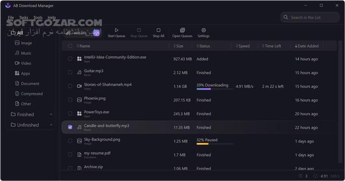 دانلود AB Download Manager 1.8.4 - دانلود مدیریت دانلود - سافت گذر