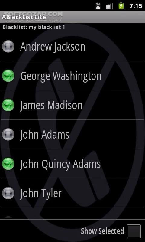 دانلود ABlackList 2.99 for Android - دانلود لیست سیاه تماس و پیام برای اندروید - سافت گذر