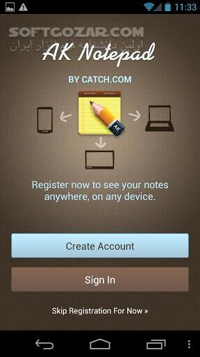 دانلود AK Notepad 2.4.6 for Android - دانلود دفترچه یادداشت برای اندروید - سافت گذر