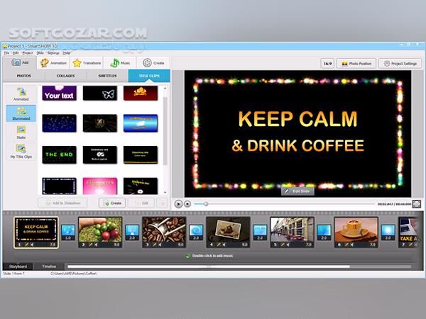دانلود AMS SmartSHOW 3D 26.0 - دانلود ساخت اسلایدشو و کلیپ‌های ویدئویی سه‌بعدی - سافت گذر