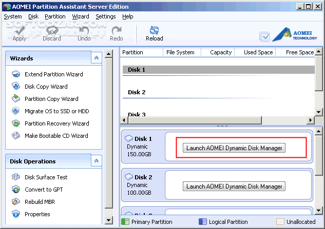 دانلود AOMEI Partition Assistant Technician 10.10 + WinPE - دانلود پارتیشن اسیستنت - سافت گذر