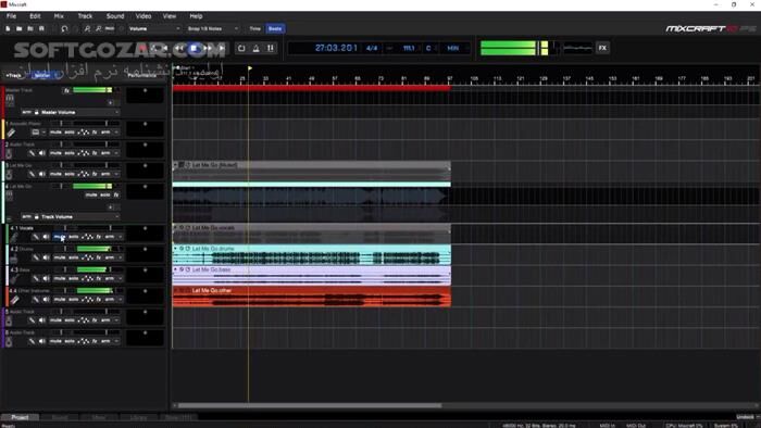 دانلود Acoustica Mixcraft 10.6 Recording Studio Build 636 - دانلود استودیوی مجازی - سافت گذر