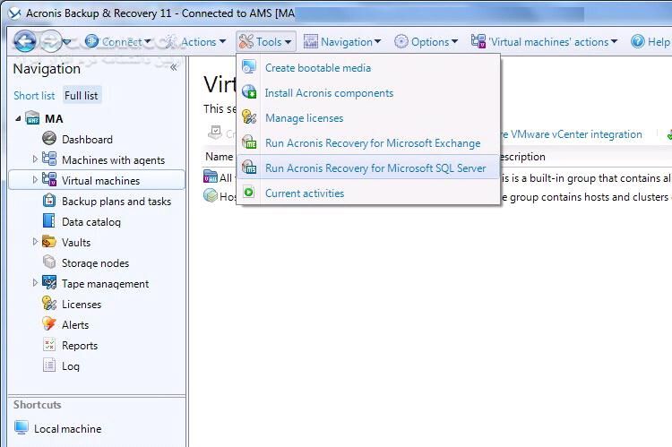 دانلود Acronis Backup & Recovery 11.0.17217 Advanced Server Virtual Edition with Universal Restore and Deduplication + BootCD 11.0.17440 - دانلود اکرونیس بکاپ ریکاوری - سافت گذر