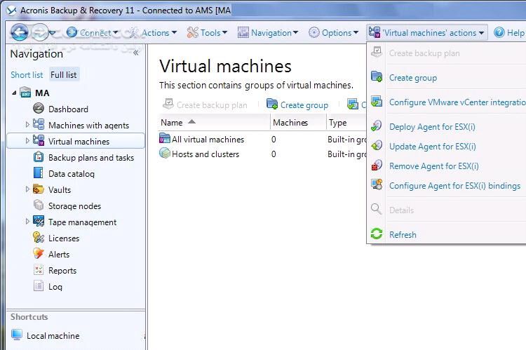 دانلود Acronis Backup & Recovery 11.0.17217 Advanced Server Virtual Edition with Universal Restore and Deduplication + BootCD 11.0.17440 - دانلود اکرونیس بکاپ ریکاوری - سافت گذر