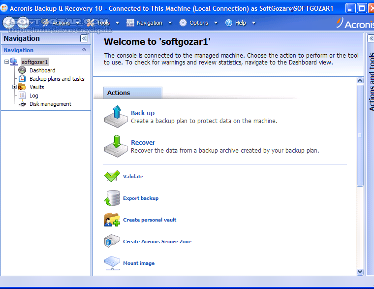 دانلود Acronis Backup Advanced 11.7.50230 + Bootable ISO - دانلود اکرونیس بکاپ ریکاوری - سافت گذر