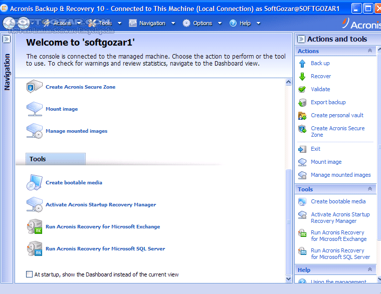 دانلود Acronis Backup Advanced 11.7.50230 + Bootable ISO - دانلود اکرونیس بکاپ ریکاوری - سافت گذر