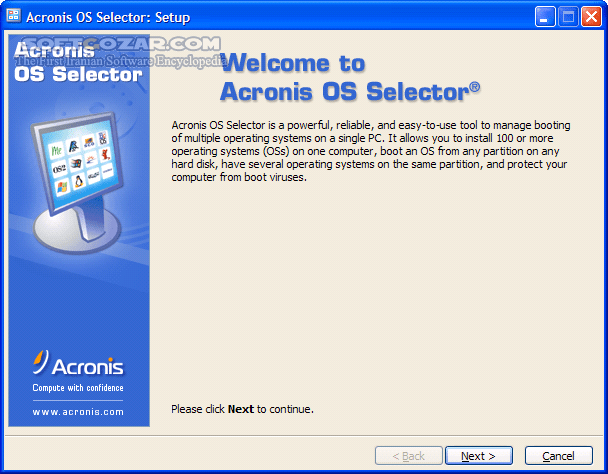 دانلود Acronis Disk Director 12.5 Build 163 + Server + WinPE / Advanced 11.0.12077 + WinPE - دانلود قوی‌ترین نرم افزار پارتیشن بندی هارد و راه اندازی سیستم بوت چندگانه - سافت گذر