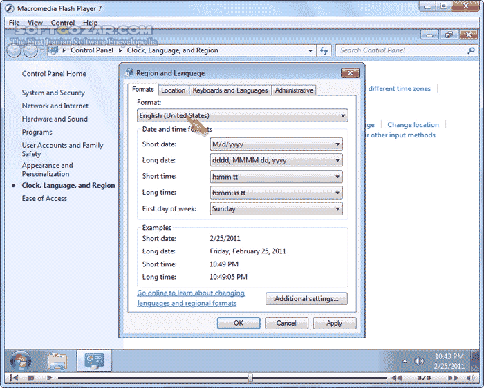 دانلود آموزش تصویری نصب صحیح زبان فارسی در ویندوز - دانلود کتاب آشنایی با نصب کامل و صحیح زبان فارسی در ویندوز XP و Se7en - سافت گذر