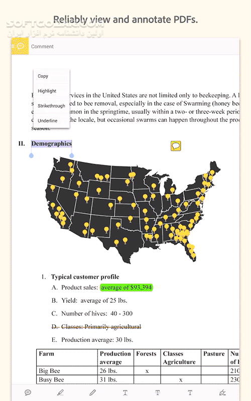 دانلود Adobe Acrobat Reader 25.12.0.42491 for Android +9.0 - دانلود نمایش پی دی اف ادوب آکروبات برای اندروید - سافت گذر