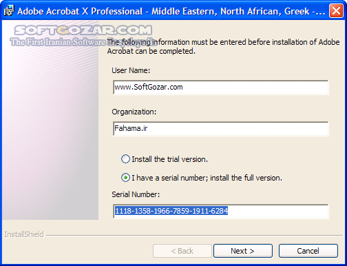 دانلود Adobe Acrobat X Pro 10.0 Middle Eastern - ME - دانلود نسخه خاور میانه نرم افزار ادوب آکروبات 10 حرفه ای - سافت گذر