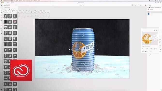 دانلود Adobe Dimension 4.1.7 / 2019 / macOS - دانلود ادوب دایمنشن - سافت گذر