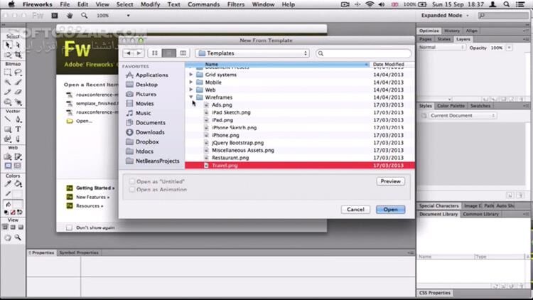 دانلود مجموعه فیلم‌های آموزش کامل ادوبی فایرورکز به زبان فارسی - دانلود آموزش نرم افزار ادوبی فایرورکز - سافت گذر