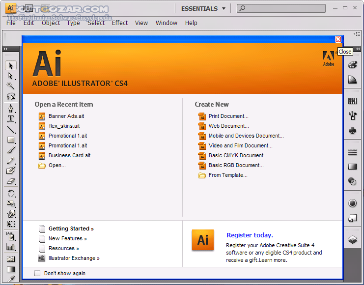 دانلود Adobe Illustrator CS6 16 + Update 16.0.3 - دانلود نسخه CS6 بهترین نرم افزار طراحی تصاویر به صورت وکتور (بدون کاهش کیفیت در صورت تغییر اندازه) - سافت گذر