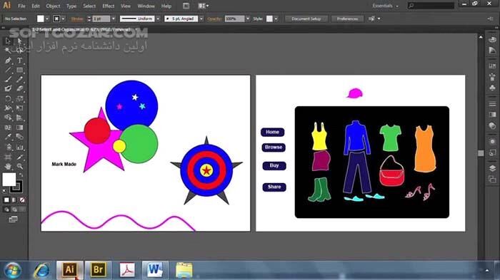 دانلود K-Alliance - Adobe Illustrator CS6 Training Basic-Advanced Level   - دانلود فیلم آموزش نرم افزار ادوبی ایلوستریتور سطح مقدماتی + سطح پیشرفته - سافت گذر
