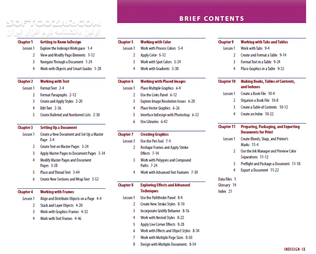 دانلود Learning Adobe InDesign CS6 - دانلود کتاب آموزش ادوب ایدیزاین سی اس 6 - سافت گذر