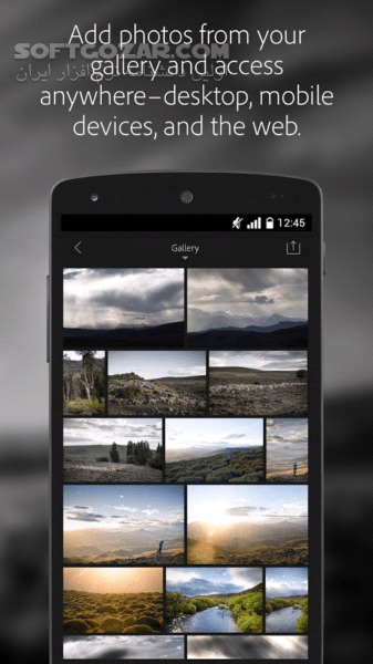 دانلود AdobePhotoshop Lightroom 10.3.2 for Android +4.1 - دانلود فتوشاپ لایت روم برای اندروید - سافت گذر