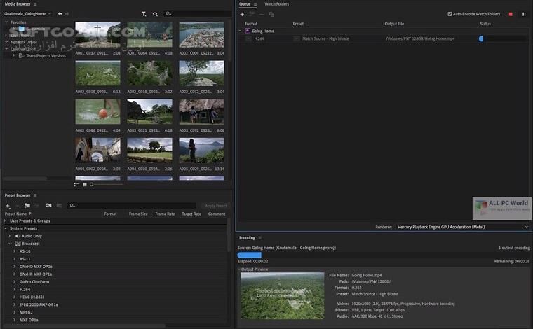 دانلود Adobe Media Encoder 2026 26.0.0 / 2025 25.6.4 / 2024 / 2023 / 2022 / 2021 / 2020 / macOS - دانلود ادوب مدیا انکودر - سافت گذر