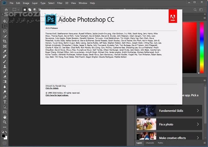 دانلود Adobe Photoshop CC 2019 v20.0.10.120 / macOS - دانلود فوتوشاپ 2019 - سافت گذر