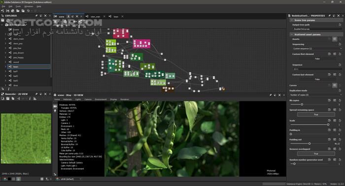 دانلود Adobe Substance 3D Designer 15.1.1 - دانلود ساخت تکسچر - سافت گذر