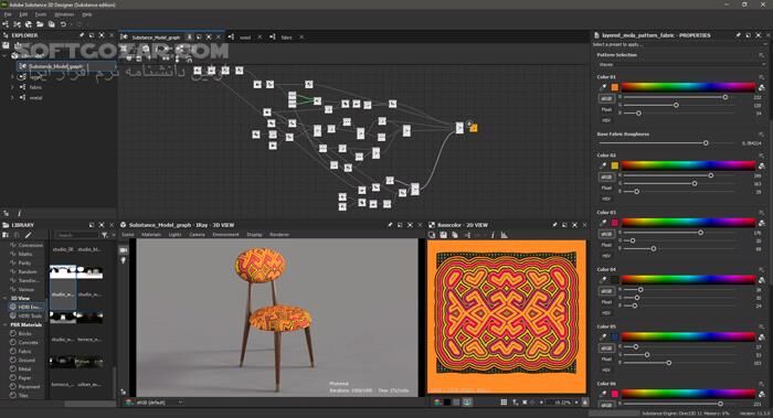 دانلود Adobe Substance 3D Designer 15.1.1 - دانلود ساخت تکسچر - سافت گذر