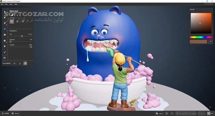 دانلود Adobe Substance 3D Modeler 1.22.6 - دانلود مدلسازی سه بعدی - سافت گذر