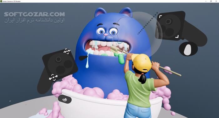 دانلود Adobe Substance 3D Modeler 1.22.6 - دانلود مدلسازی سه بعدی - سافت گذر