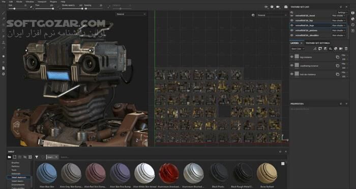 دانلود Adobe Substance 3D Painter 11.1.2 - دانلود نقاشی سه بعدی - سافت گذر