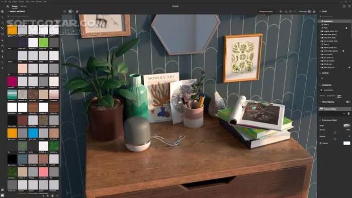 دانلود Adobe Substance 3D Stager 3.1.7 - دانلود طراحی صحنه - سافت گذر