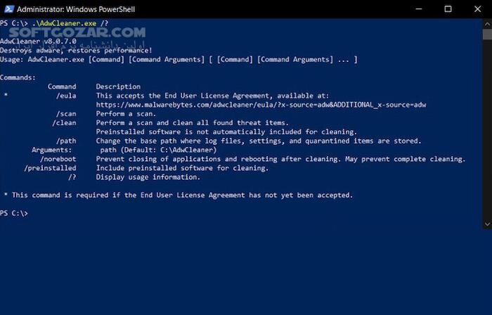 دانلود AdwCleaner 8.7.0.619 Final - دانلود حذف تبلیغات - سافت گذر