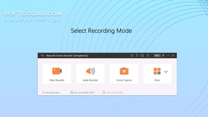 دانلود Aiseesoft Screen Recorder 3.1.36 - دانلود ضبط صفحه نمایش - سافت گذر