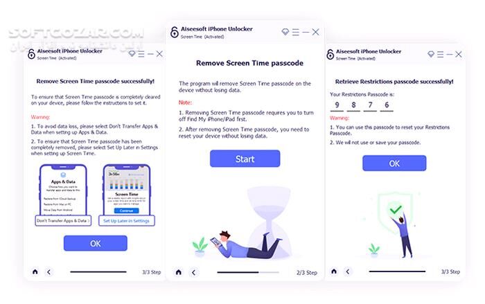 دانلود Aiseesoft iPhone Unlocker 2.1.12 - دانلود باز کردن قفل آیفون، آیپد و آیپاد - سافت گذر