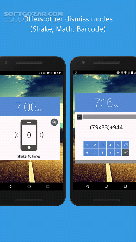دانلود Alarmy (Sleep If U Can) – Pro 5.15.07 for Android +3.0 - دانلود بهترین آلارم و ساعت اندروید برای اندروید - سافت گذر
