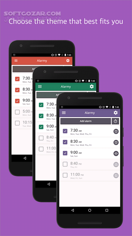 دانلود Alarmy (Sleep If U Can) – Pro 5.15.07 for Android +3.0 - دانلود بهترین آلارم و ساعت اندروید برای اندروید - سافت گذر