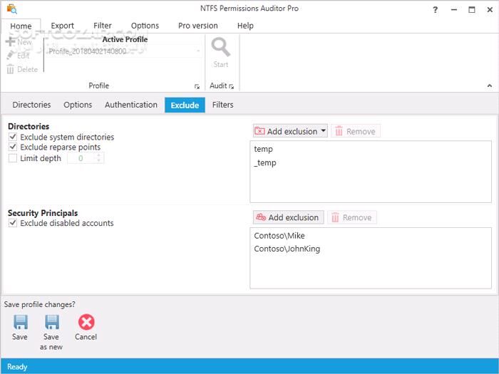 دانلود AlbusBit NTFS Permissions Auditor Pro 25.6.10.0 - دانلود دسترسی فایل - سافت گذر