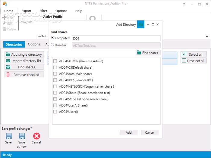 دانلود AlbusBit NTFS Permissions Auditor Pro 25.6.10.0 - دانلود دسترسی فایل - سافت گذر