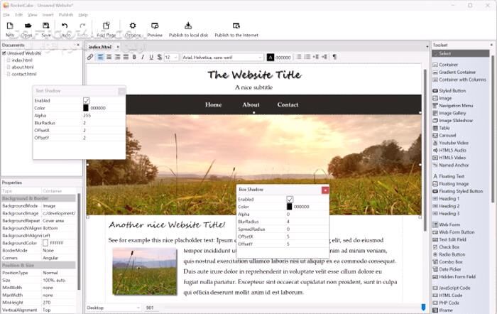 دانلود Ambiera RocketCake Professional 6.4.1 - دانلود طراحی سایت بدون کدنویسی - سافت گذر