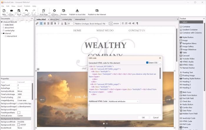 دانلود Ambiera RocketCake Professional 6.4.1 - دانلود طراحی سایت بدون کدنویسی - سافت گذر