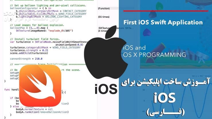 دانلود آموزش فارسی ساخت اپ برای iOS - دانلود آموزش ساخت اپلیکیشن iOS - سافت گذر