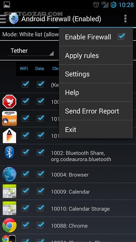 دانلود Android Firewall 2.3.5 for Android - دانلود فایروال اندروید برای اندروید - سافت گذر