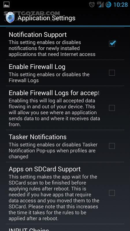 دانلود Android Firewall 2.3.5 for Android - دانلود فایروال اندروید برای اندروید - سافت گذر
