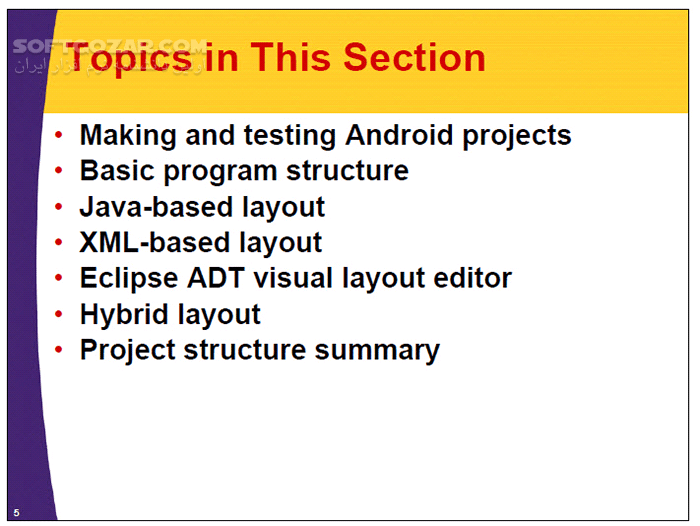 دانلود Android Programming Basics - دانلود کتاب مبانی برنامه نویسی اندروید - سافت گذر
