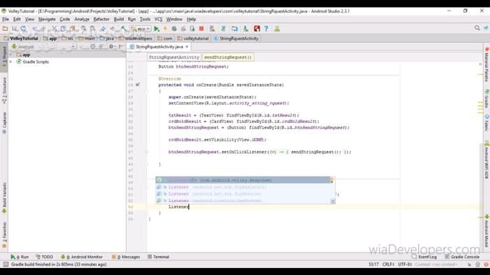 دانلود دورهٔ ویدئویی «ارتباط با سرور با استفاده از کتابخانه Volley در اندروید» به زبان فارسی - دانلود آموزش کتابخانه Volley در اندروید - سافت گذر