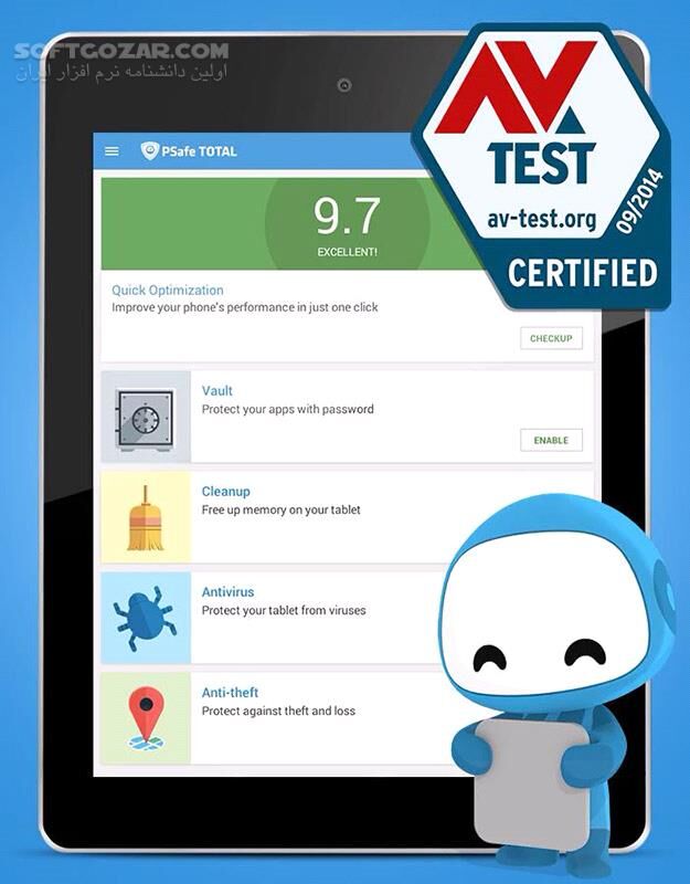 دانلود PSafe Total 3.10.4 for Android +4.0 - دانلود آنتی ویروس پی سیف برای اندروید - سافت گذر
